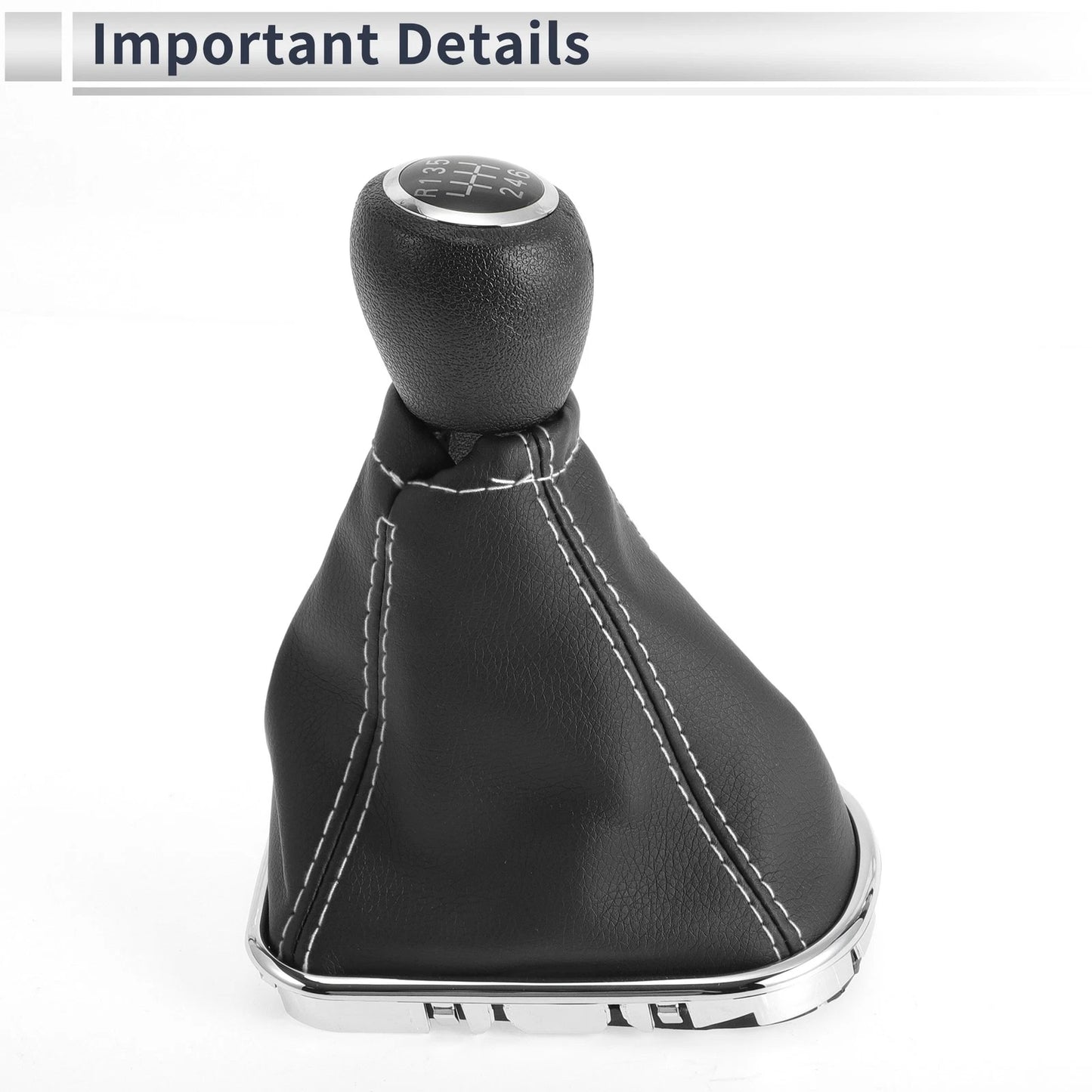 Gear Shift Knob with Cover for Chevrolet Cruze (2010-2015) Faux Leather