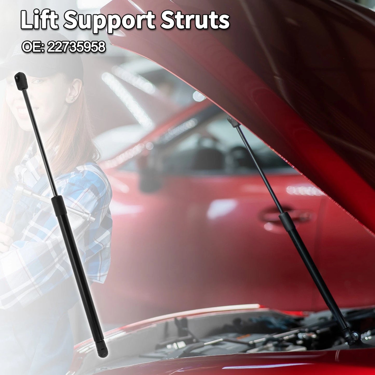 Hood Lift Supports Struts for Suzuki XL-7 (2007-2009)