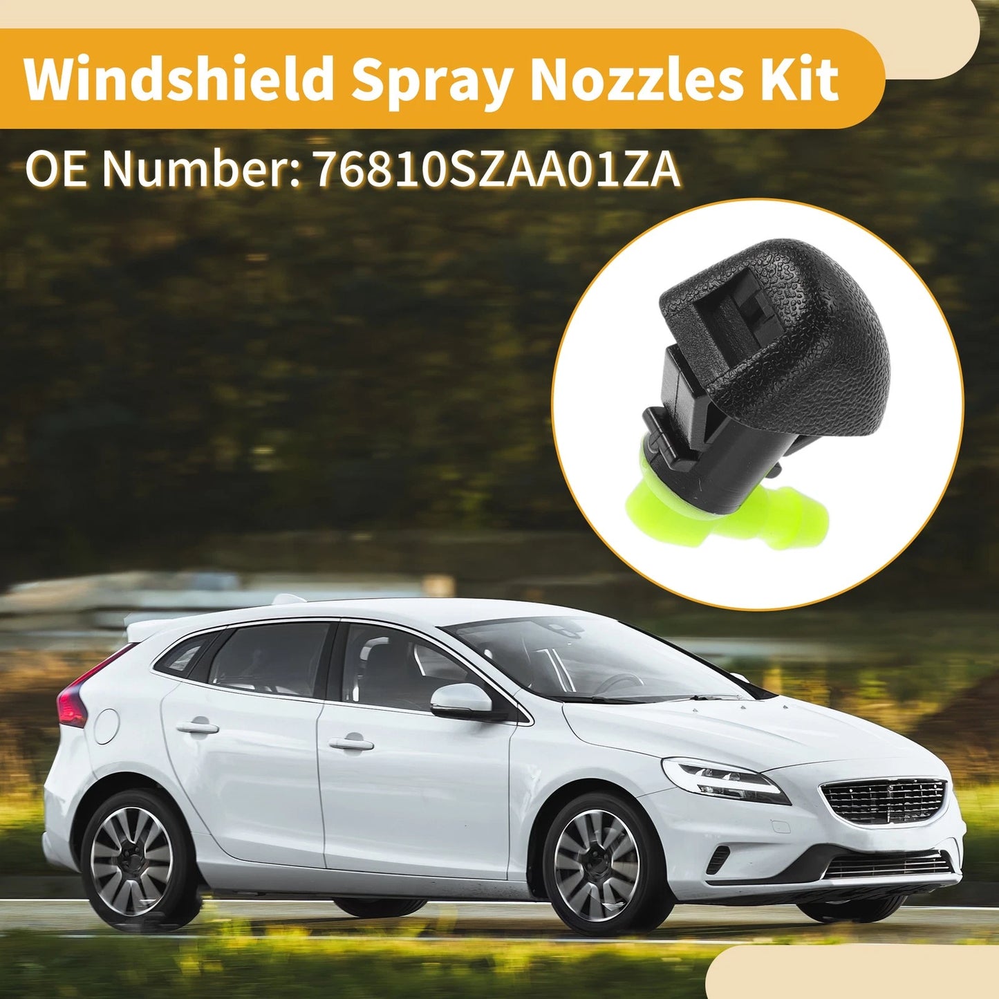 Windshield Washer Nozzle Kit for Honda Pilot (2003-2015)