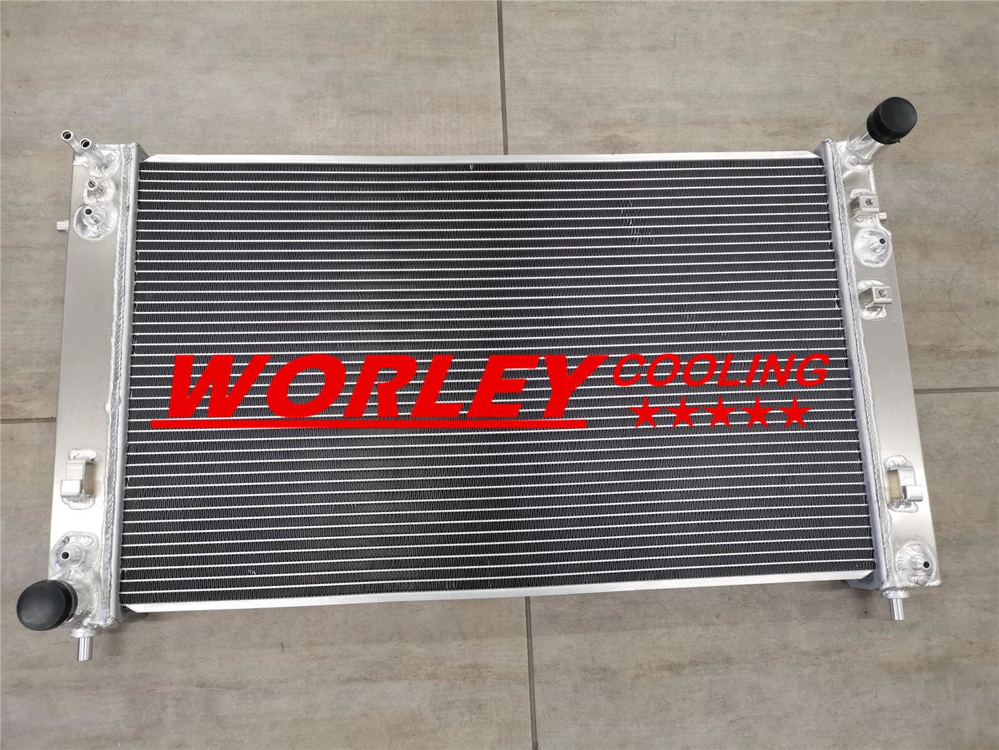 Aluminum Radiator + RED Hose for Holden Commodore VT VX VU HSV V8 (1997-2007)