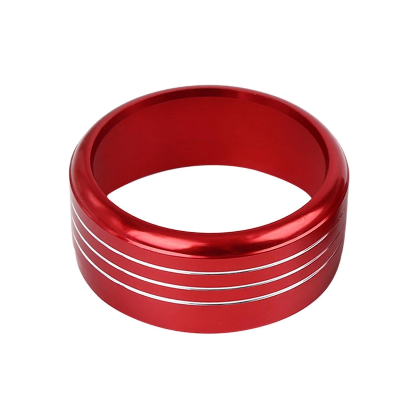 3 x Red AC Climate Control Knob Trim Covers for Subaru Impreza WRX/STi (2008-2021)
