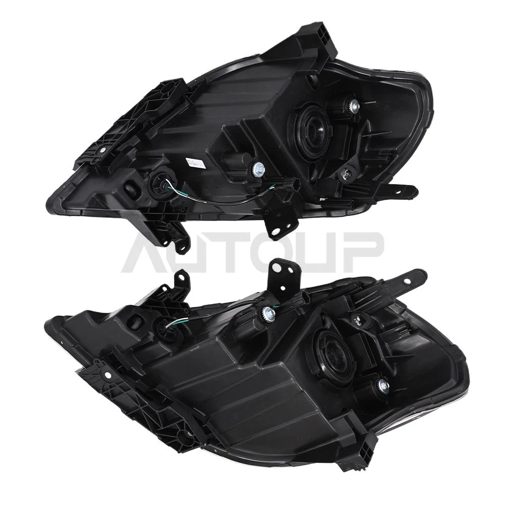 2 x Chrome Halogen Headlight for Nissan Versa (2007–2012)