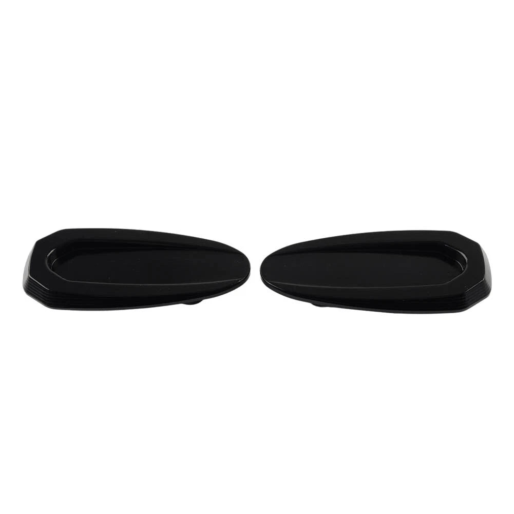 Rearview Mirror Block Off Base Plates Cover Black for BMW S1000RR (2020-2023)