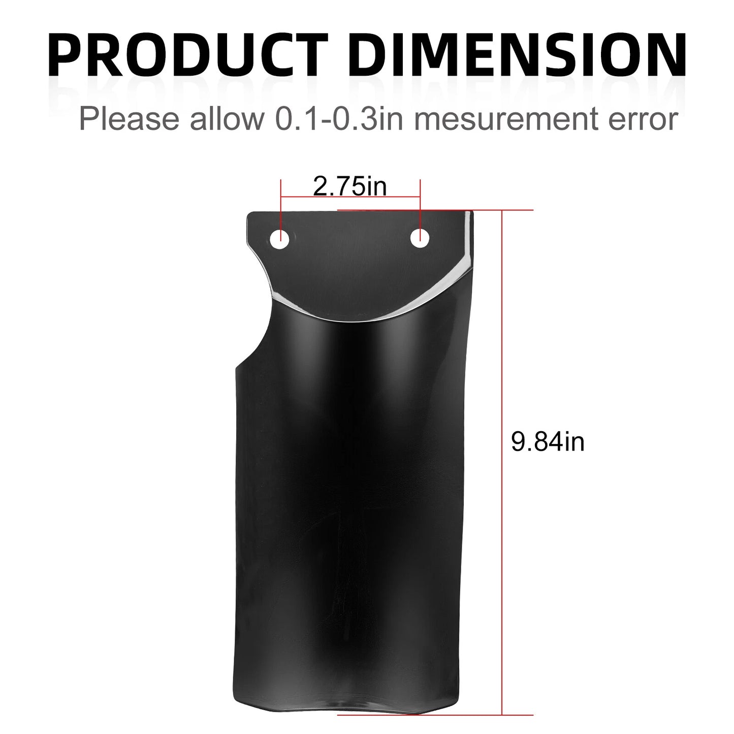Mudflap Splash Guard Black for Honda XR650L 1993-2023
