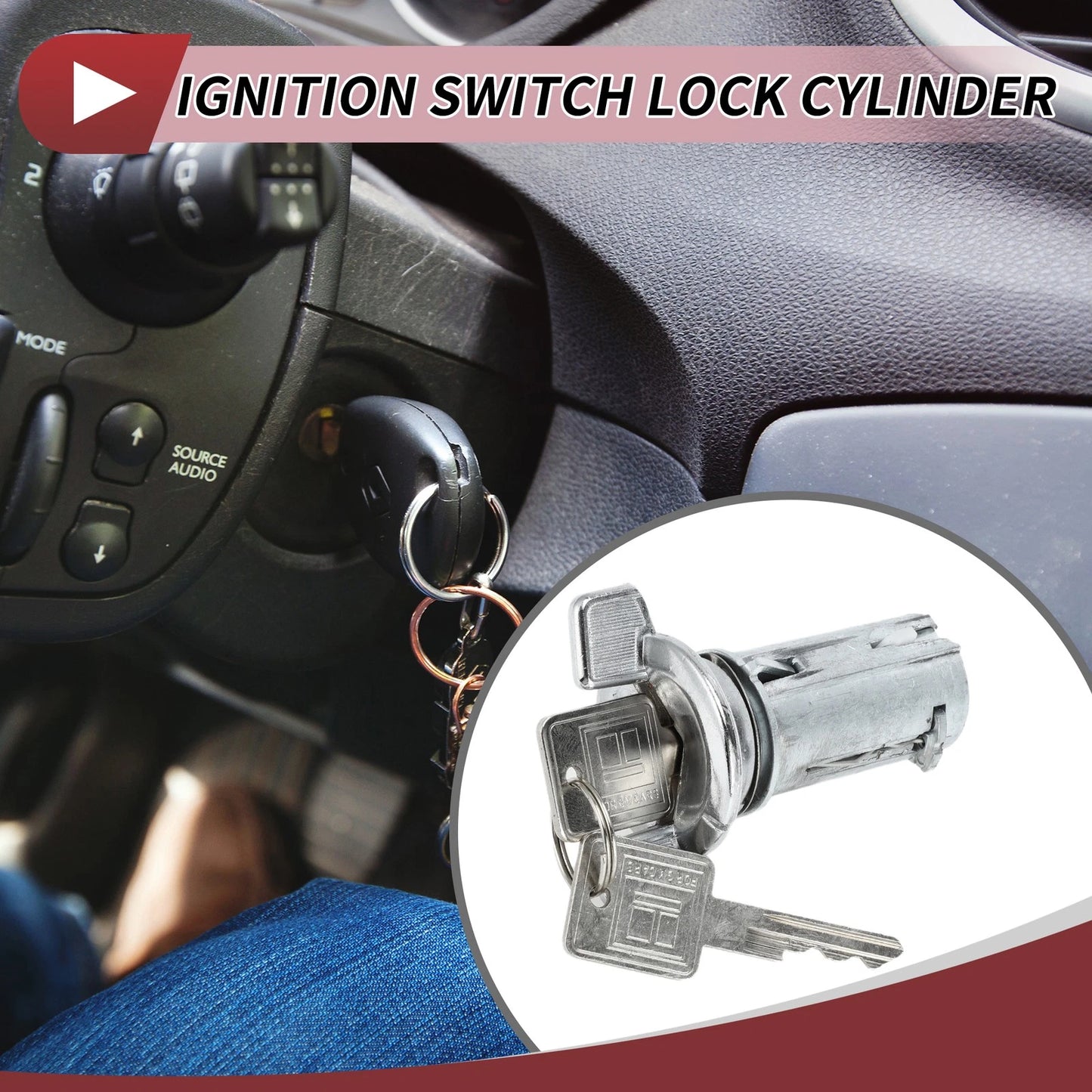 Ignition Lock Cylinder for Jeep Cherokee (1974–1984)