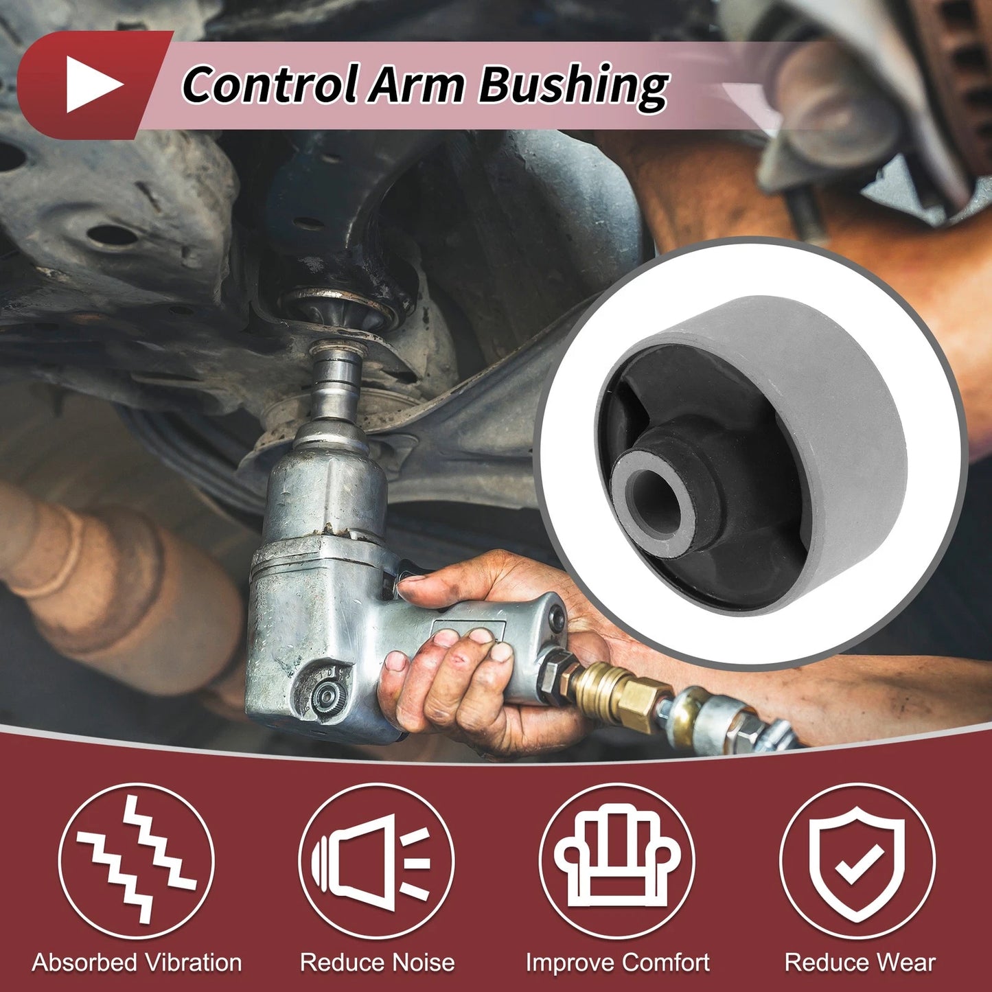 Front Lower Control Arm Bushing for Honda Element, CR-V, Civic, Acura RSX