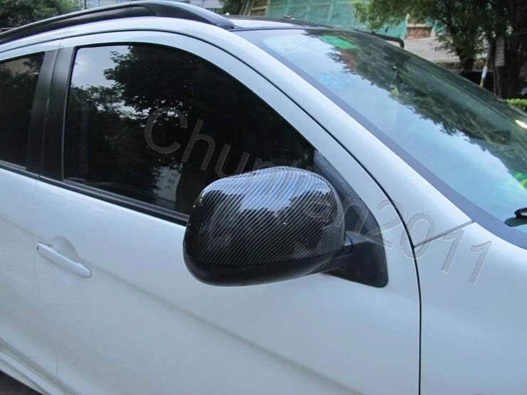 Fiber Side Mirror Cover Trim for Mitsubishi Outlander Sport/ASX (2011-2015)
