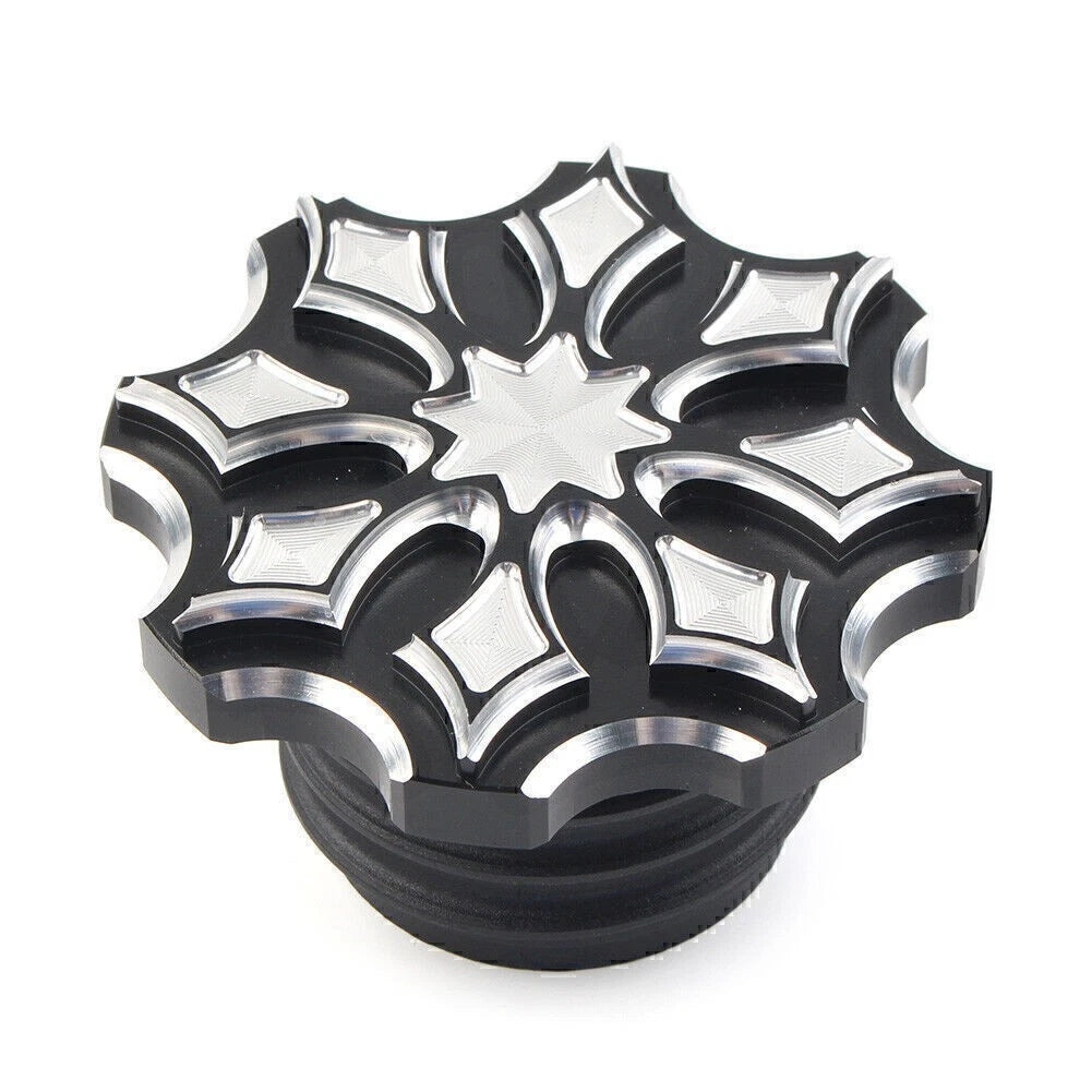 Fuel Gas Tank Cap Cover for Harley Sportster Touring Softail Dyna (92-17)
