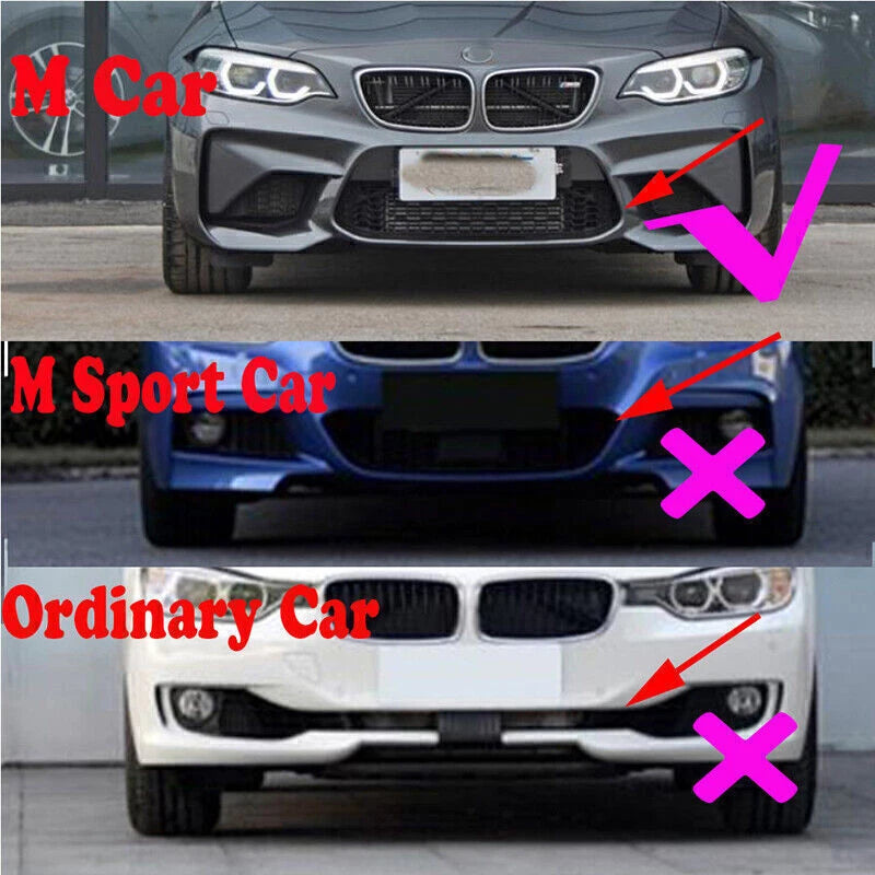 Rear Bumper Diffuser & Corner Valance Cover for BMW F80 M3 F82 M4 (2015-2020)