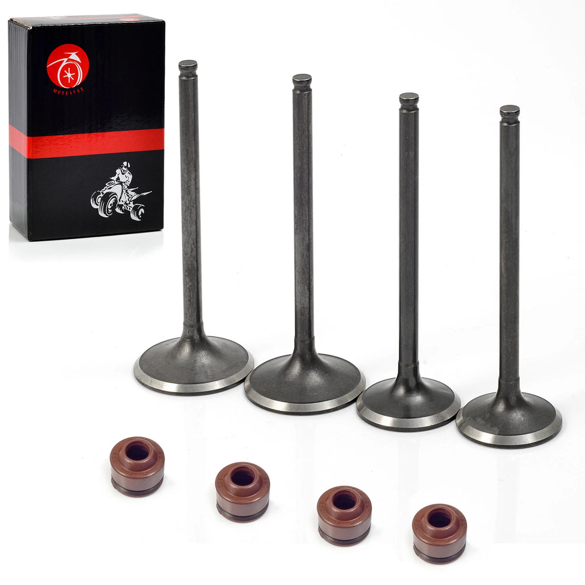 Intake & Exhaust Valve Set With Seals for Honda CRF250X (2004–2017)