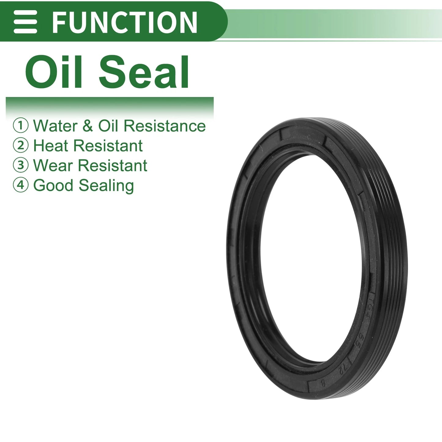 Oil Seal / 55x72x8mm / Rotary Shaft Seal NBR Rubber for Make Model