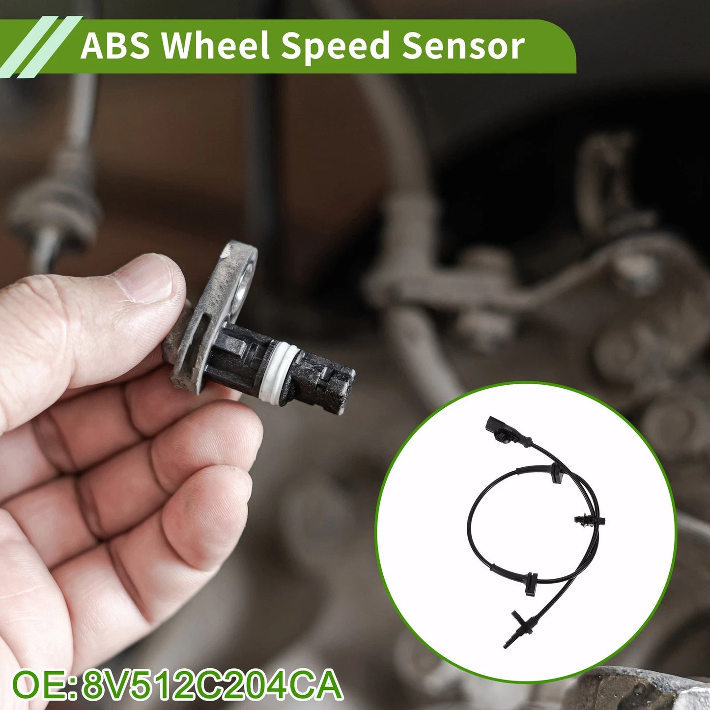 ABS Wheel Speed Sensor for Ford Fiesta Mk6 Van (2008-2017)