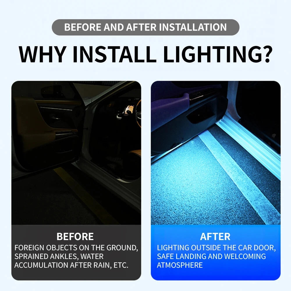 LED Door Light Welcome Light for Car - Magnetic USB Anti-Collision Lamp