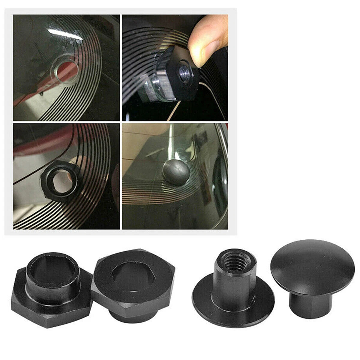 Rear Glass Strut Hardware Kit for Honda Civic 3Door EG EG6 (1992-1995)