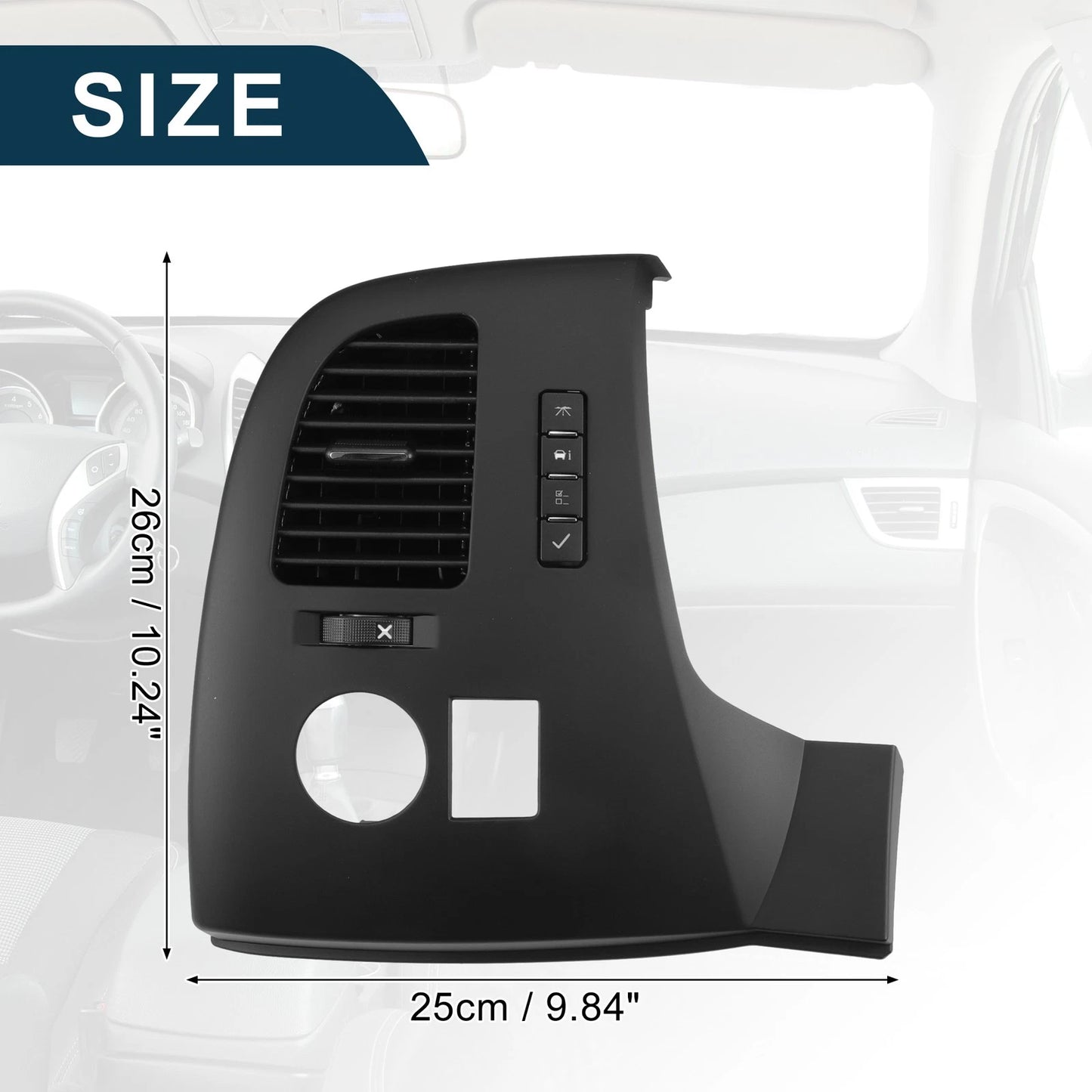 Air Vent Panel AC Grille for Chevrolet Silverado 1500 (2007-2014)