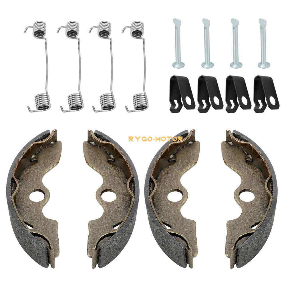 2 x Front Brake Shoes Springs W/Pins for Honda TRX200 TRX250 FourTrax Recon