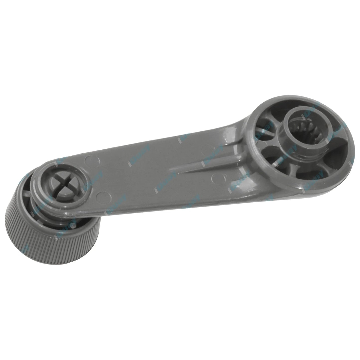 2 x Grey Door Window Winder Handles for Toyota Hilux (1983-1988)
