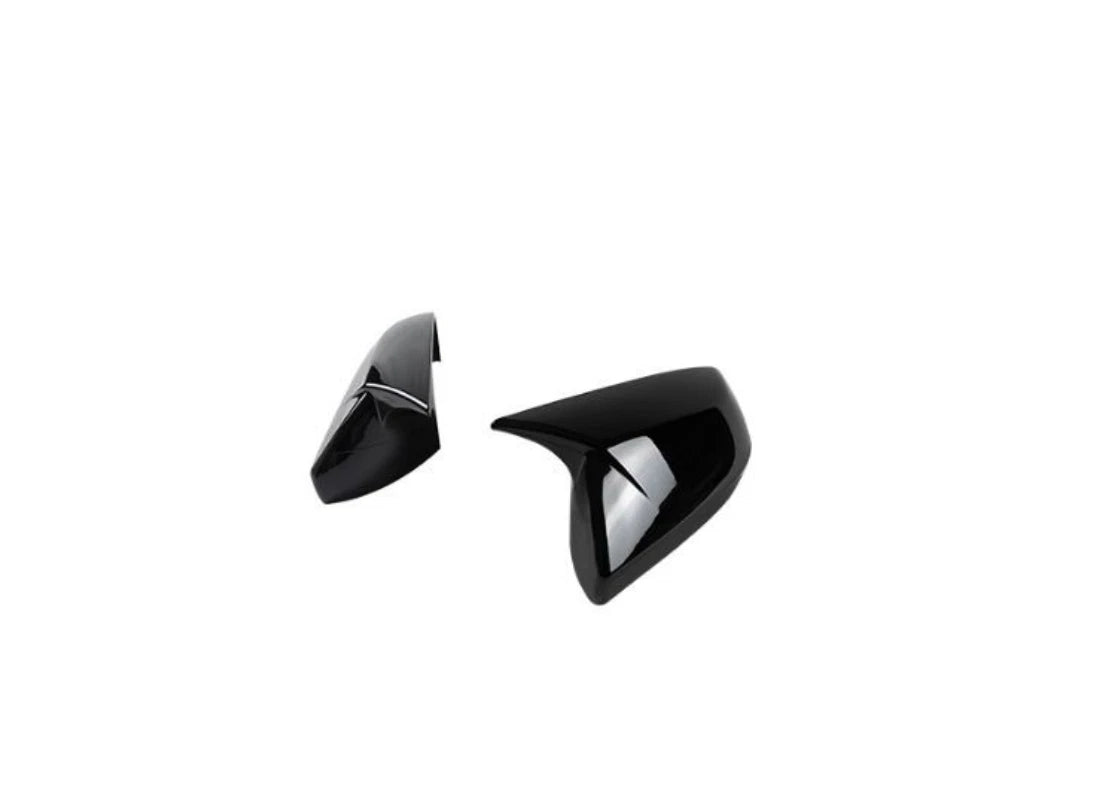 Glossy Black Ox Horn Rearview Mirror Lid Cover Trim for Cadillac CT4 (2020-2024)