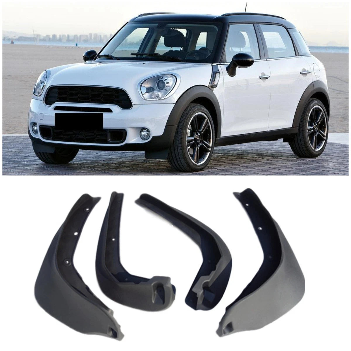 Mudguards Fender Splash Flaps for Mini Cooper Countryman R60 (2008-2017)