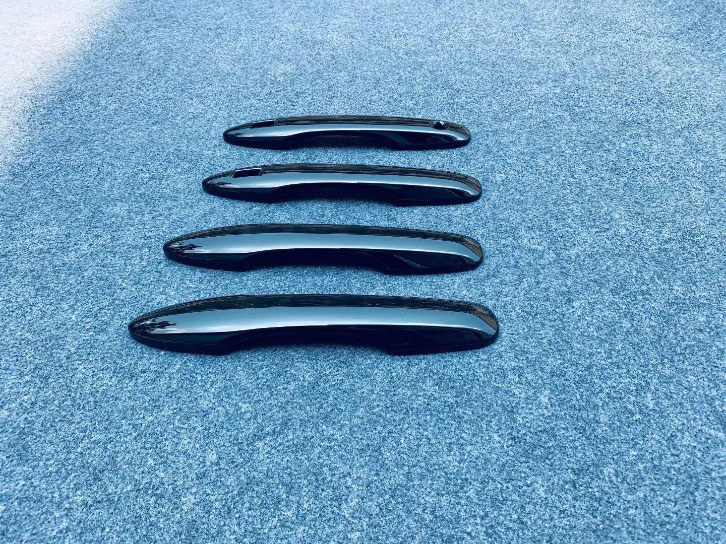 Exterior Door Handle Cover Trim for Toyota Harrier Venza 2020-2024 Pure Black