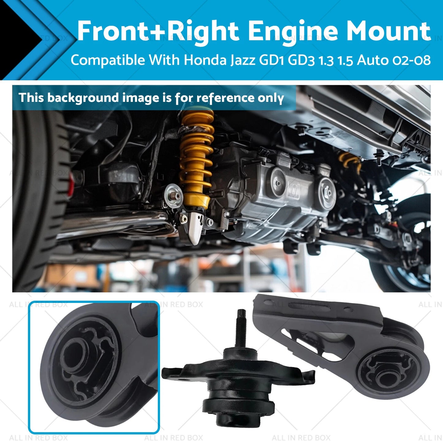 Front & Right Engine Mount for Honda Jazz GD1 GD3 (2001-2008)