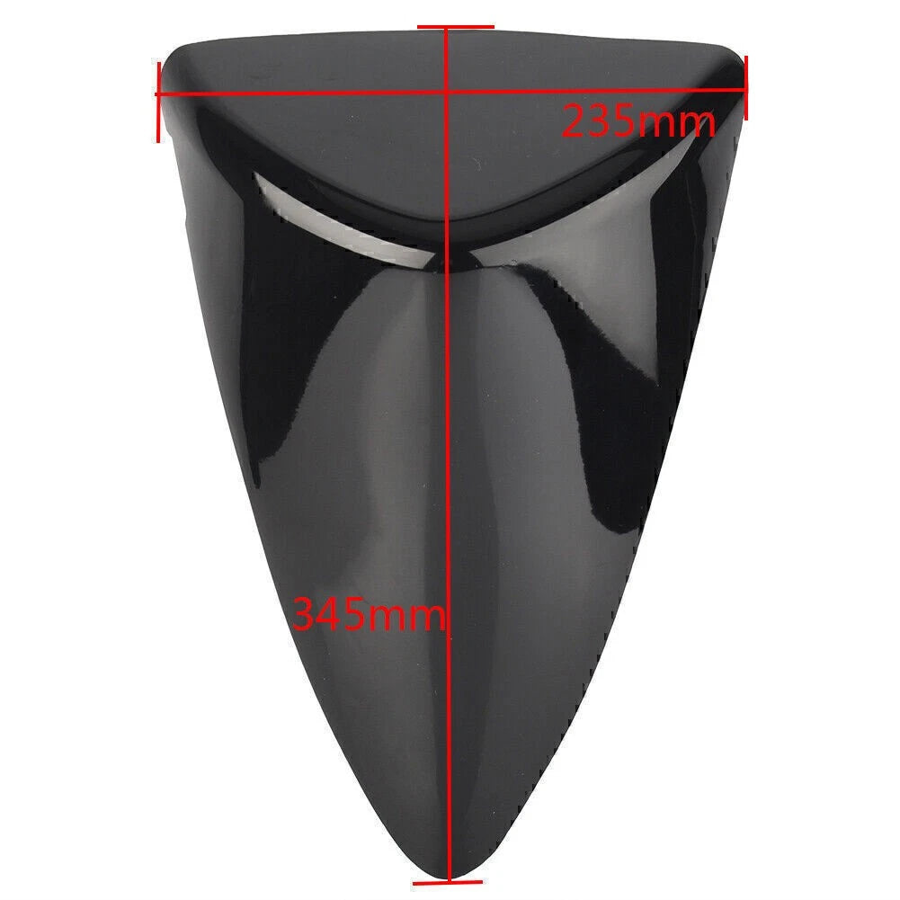 Silver Rear Passenger Seat Cover for Kawasaki Ninja ZX6R (2007-2008)