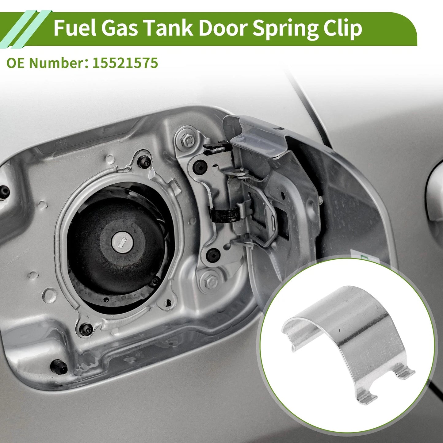 Fuel Gas Tank Door Spring Clip for Cadillac Escalade (2002 - 2006) 1 Pc