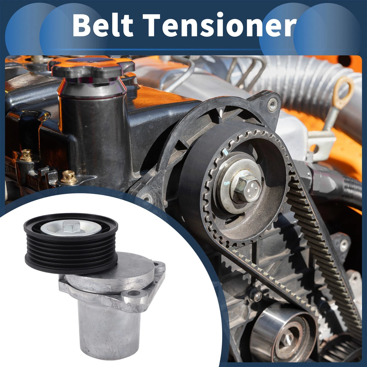 Belt Tensioner for Ford Galaxy 2.0, 2.3 Petrol (2006-2015)