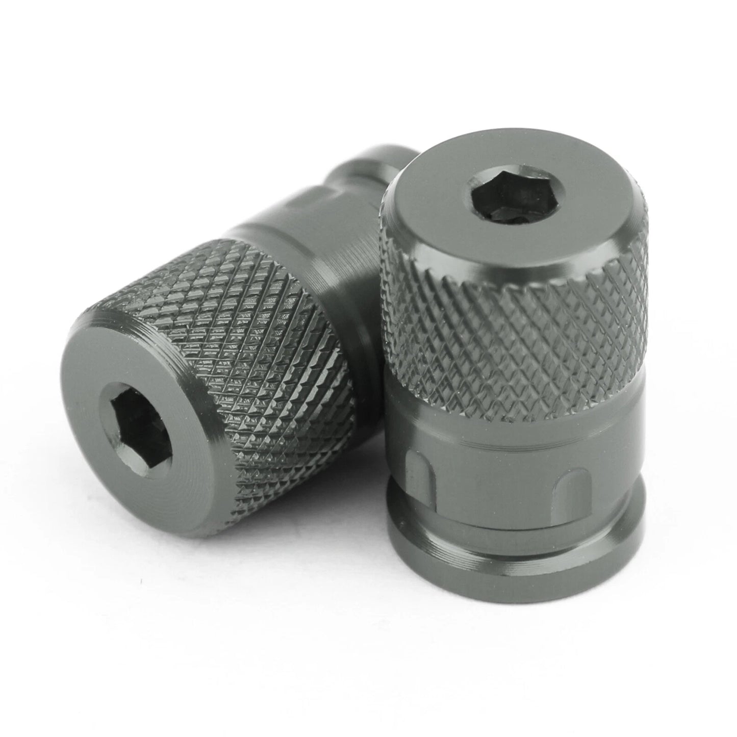 Aluminium Anti-Theft Valve Caps for Car, Auto, Motorcycle, Bike