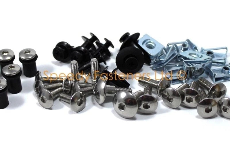 Inox Tête de fourche boulons for Suzuki SV650 (2003–2009)