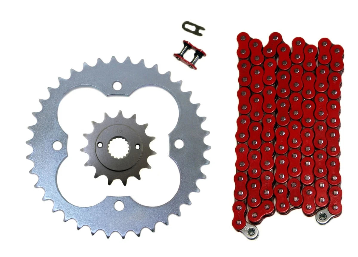 2 x 520x96 O-Ring Chain & 15/39 Sprockets for Honda TRX400EX (1999–2004)