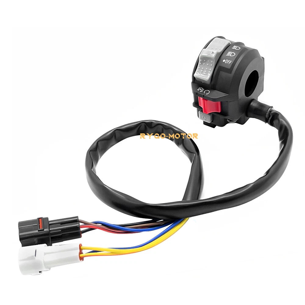 Left Handlebar Start/Run Switch Headlight for Yamaha Raptor 700/700R