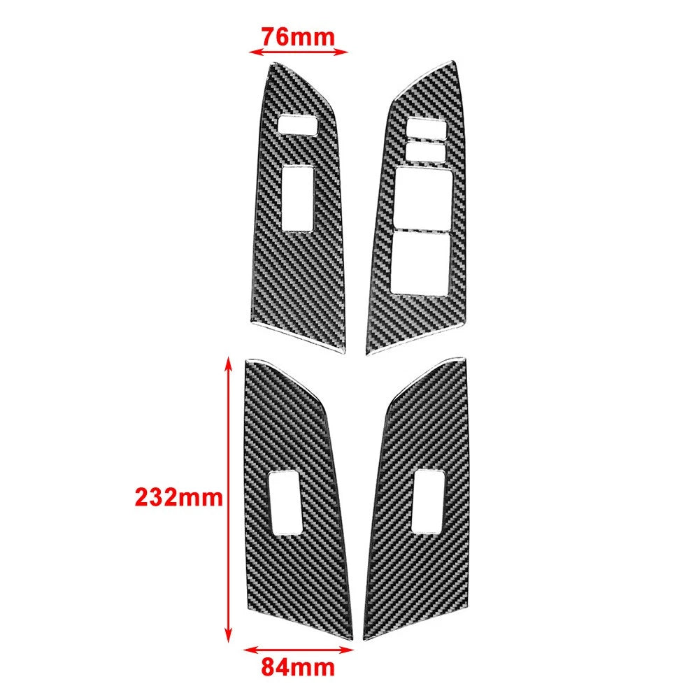 RHD Interior Door Window Lift Switch Cover Trim for Toyota Tundra (2014-2021)