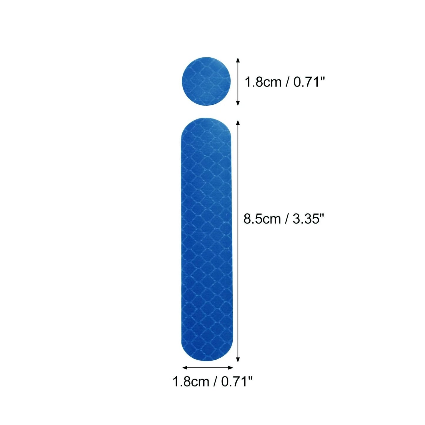 12pcs / Reflective Safety Sticker PET Blue for Helmet for Bicycle Motorcycle