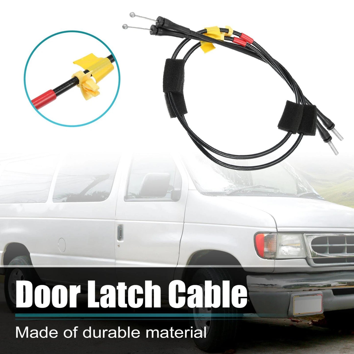 Rear Upper Door Latch Cable Set for Ford F-150 F-250 (1997-2004)