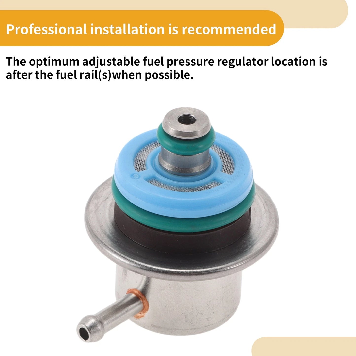 Fuel Pressure Regulator 20-70 Psi for Ford E-150 (1999-2004)