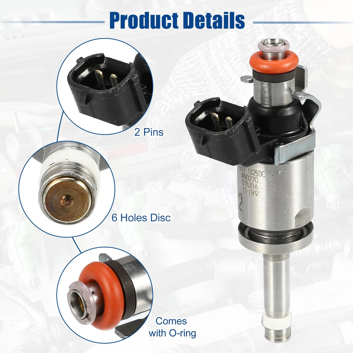 4 x Fuel Injector Nozzle for Mazda 3 Sport Touring 2.0L (2017-2018)