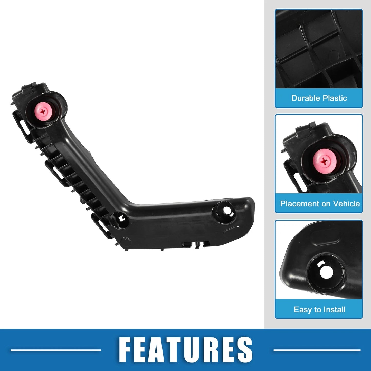 Left Driver Side Bumper Bracket for Toyota Corolla (2017–2019)