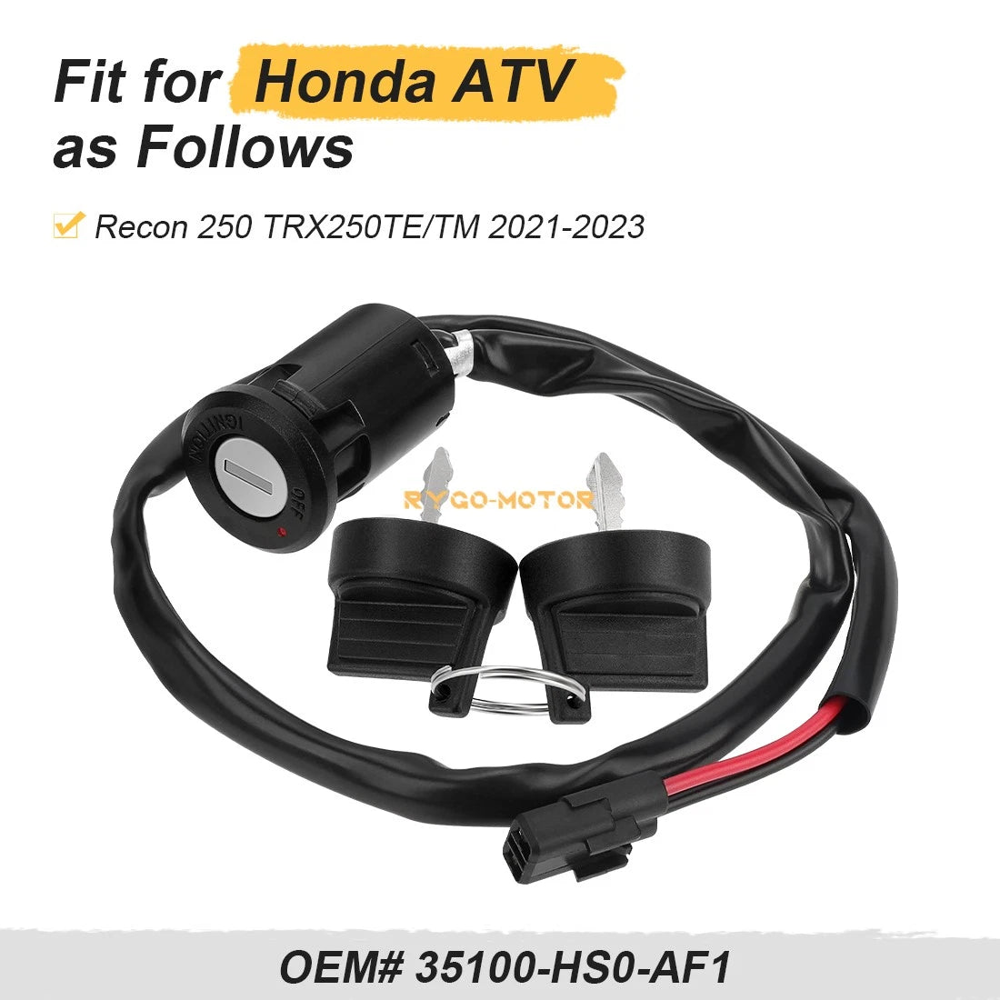 IGNITION SWITCH for Honda TRX250 (2021–2023)