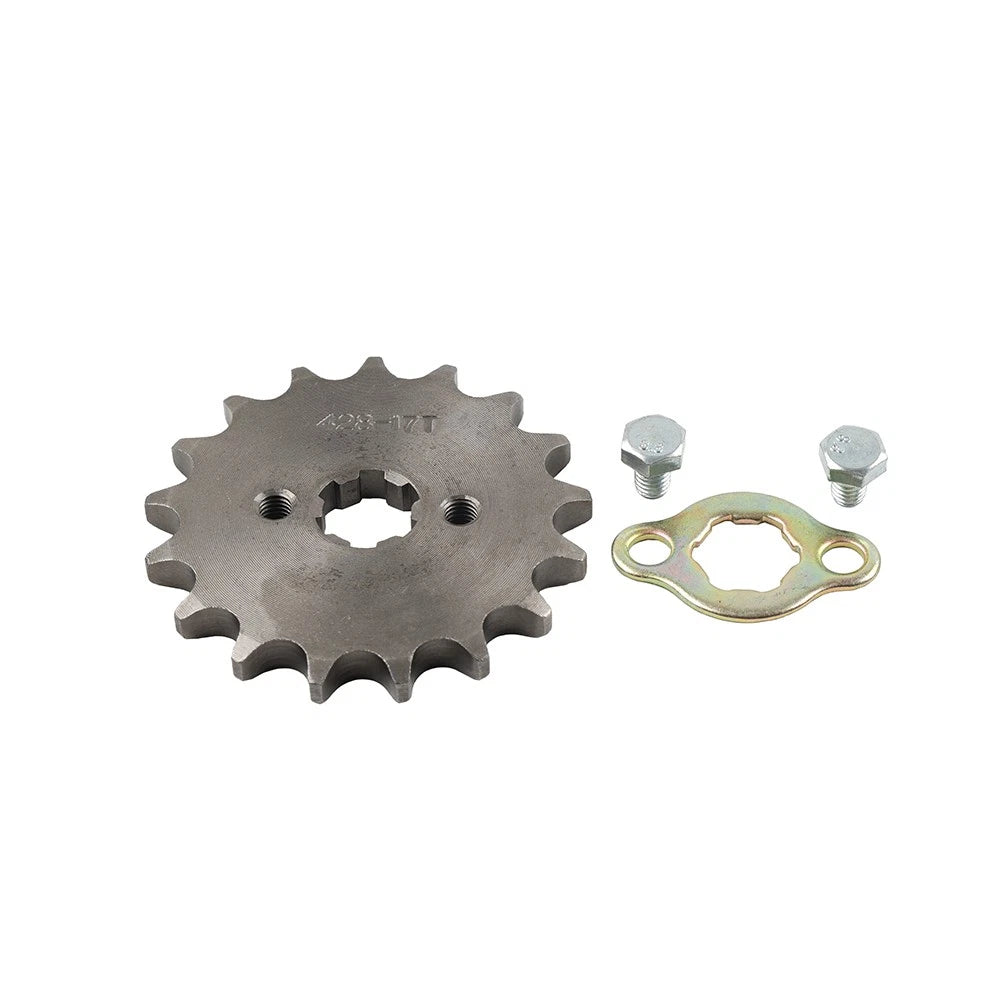 17mm 17T Front Sprocket for 110CC 125CC ATV Pit Dirt Quad Bike