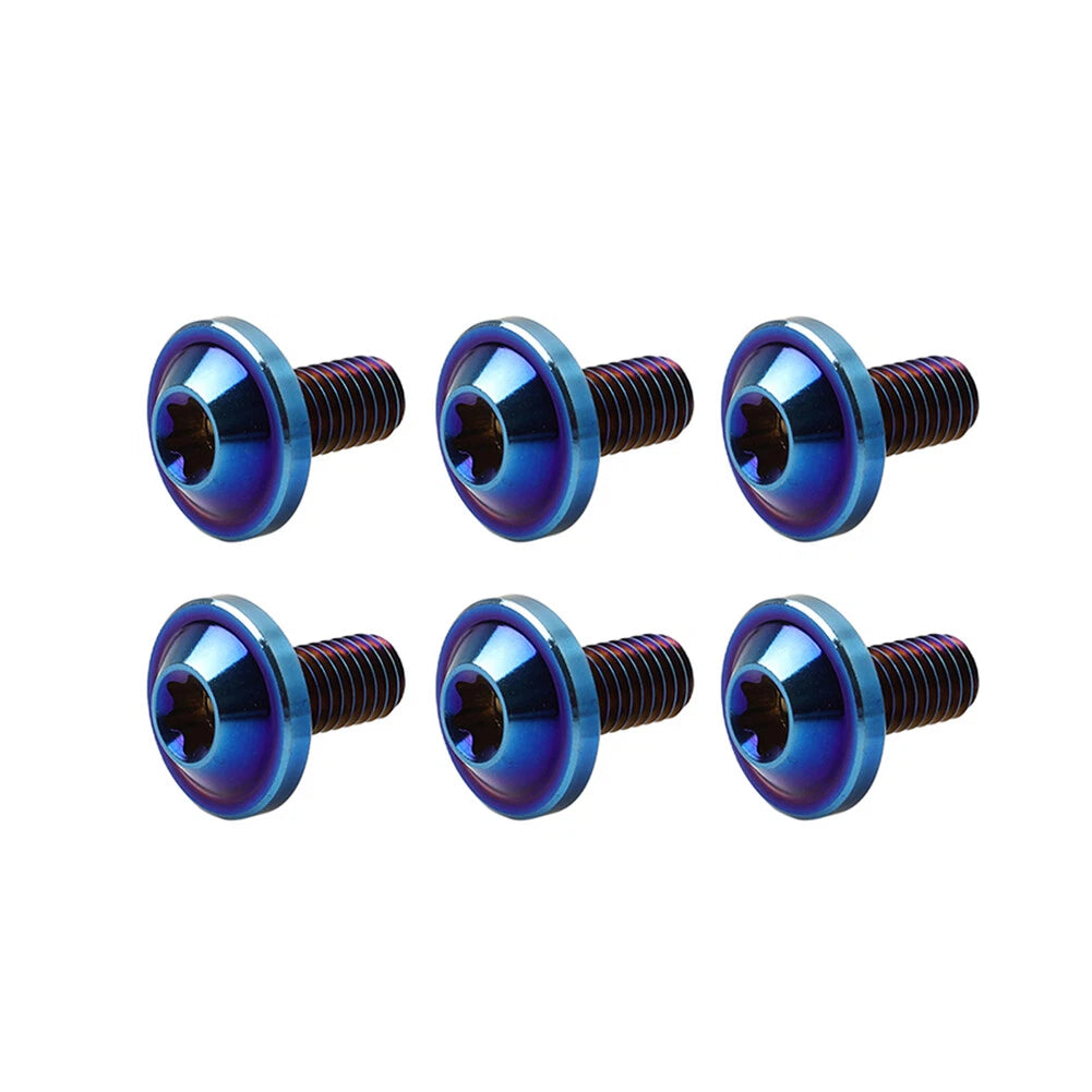 6pcs M5x30mm Alloy Torx Head Screws for Bike Motorcycle