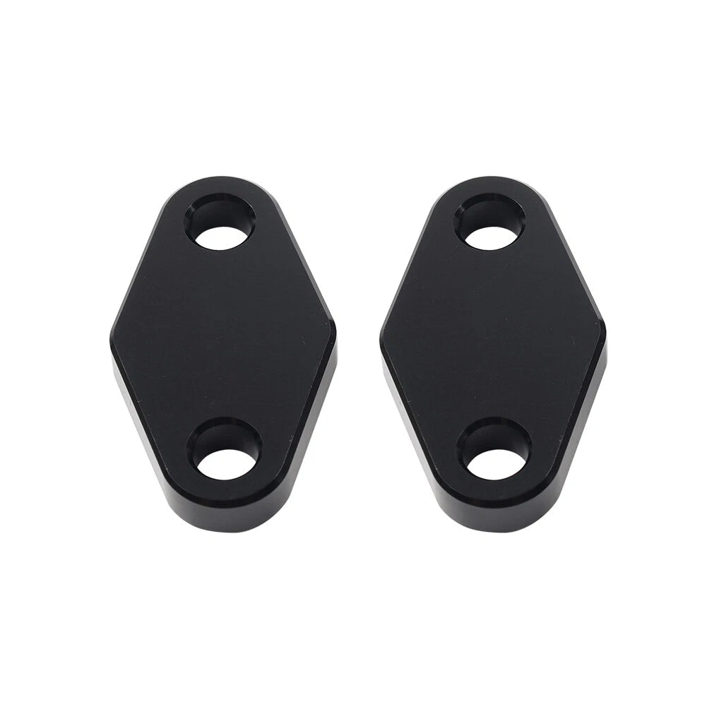 Black Oil Cooler Block Off Plate w/ Gasket for Suzuki Hayabusa GSX1300R (99-20)