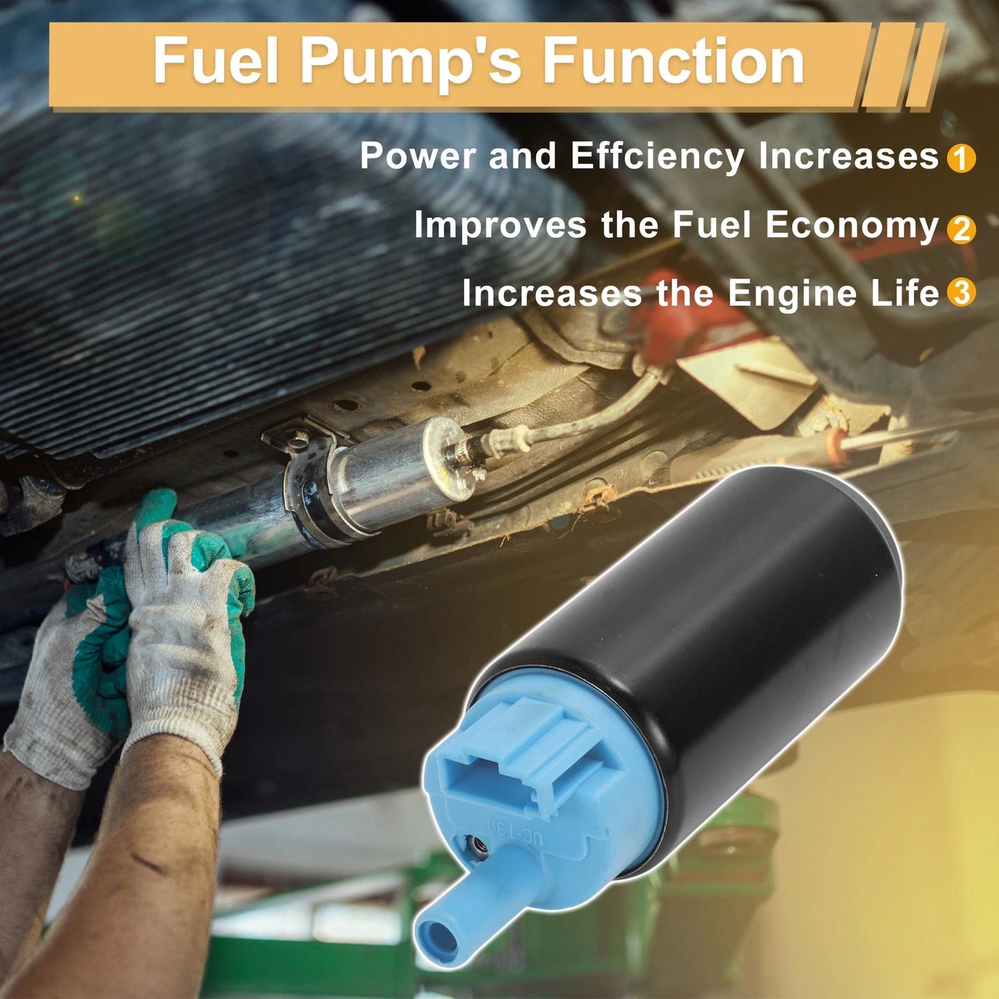 Fuel Pump for Yamaha F115Hp F115Tjr F115Tlr