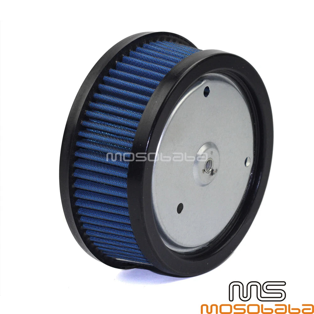Blue Air Filter Cleaner for Harley Electra Glide, Road Glide, Road King (2008-2015)