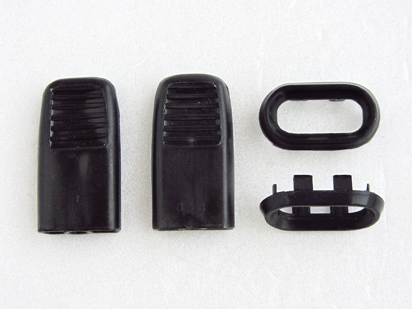 Isuzu KB KBZ Holden Rodeo 2 x Black Door Lock Knobs & Surrounds