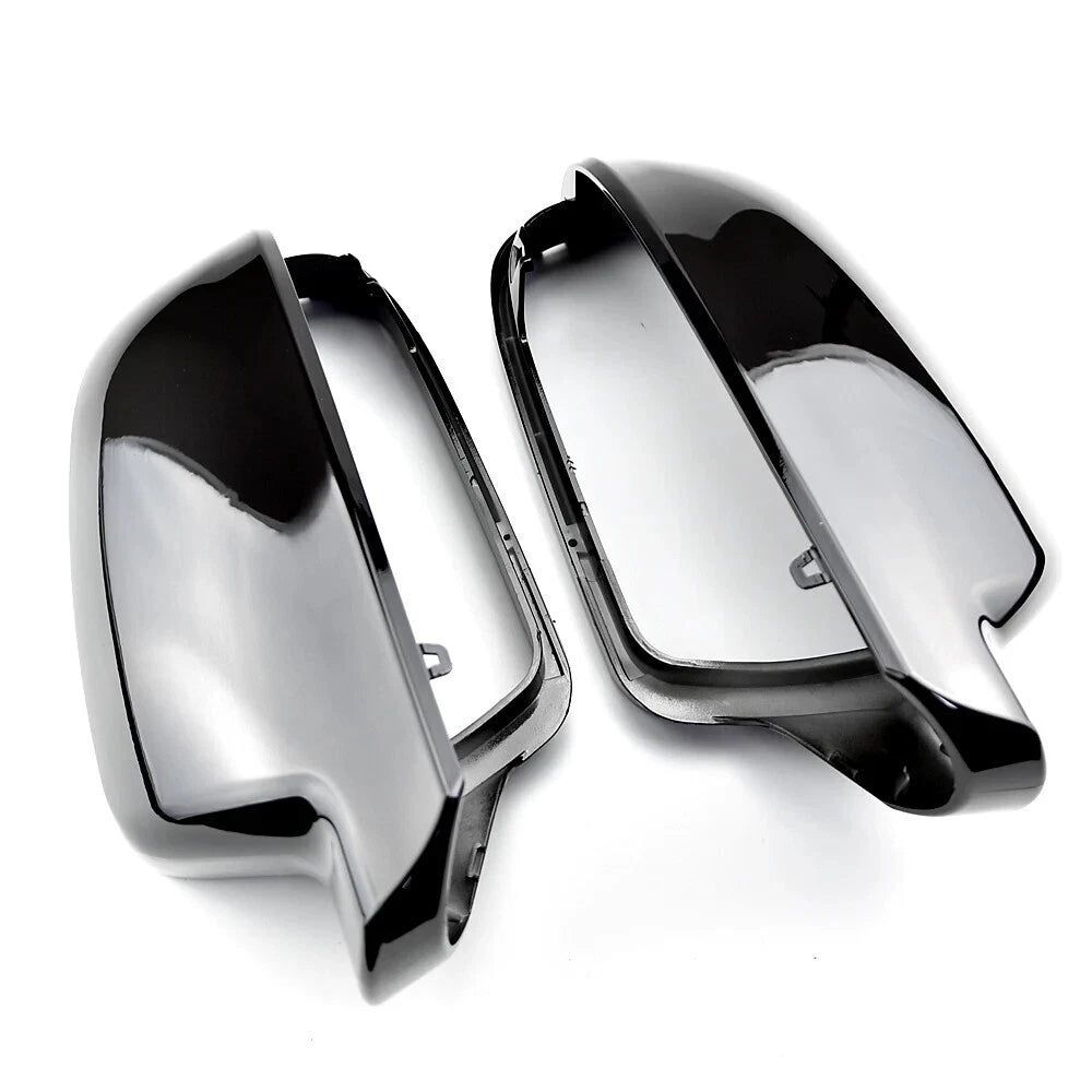 Black RearviewSide Mirror Cap Covers for Audi A4/S4 (2010-2016)