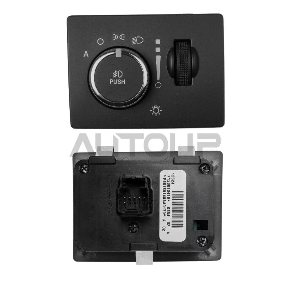 Headlamp Switch w/ Fog Lights for Dodge Challenger Chrysler 300 (2011–2014)