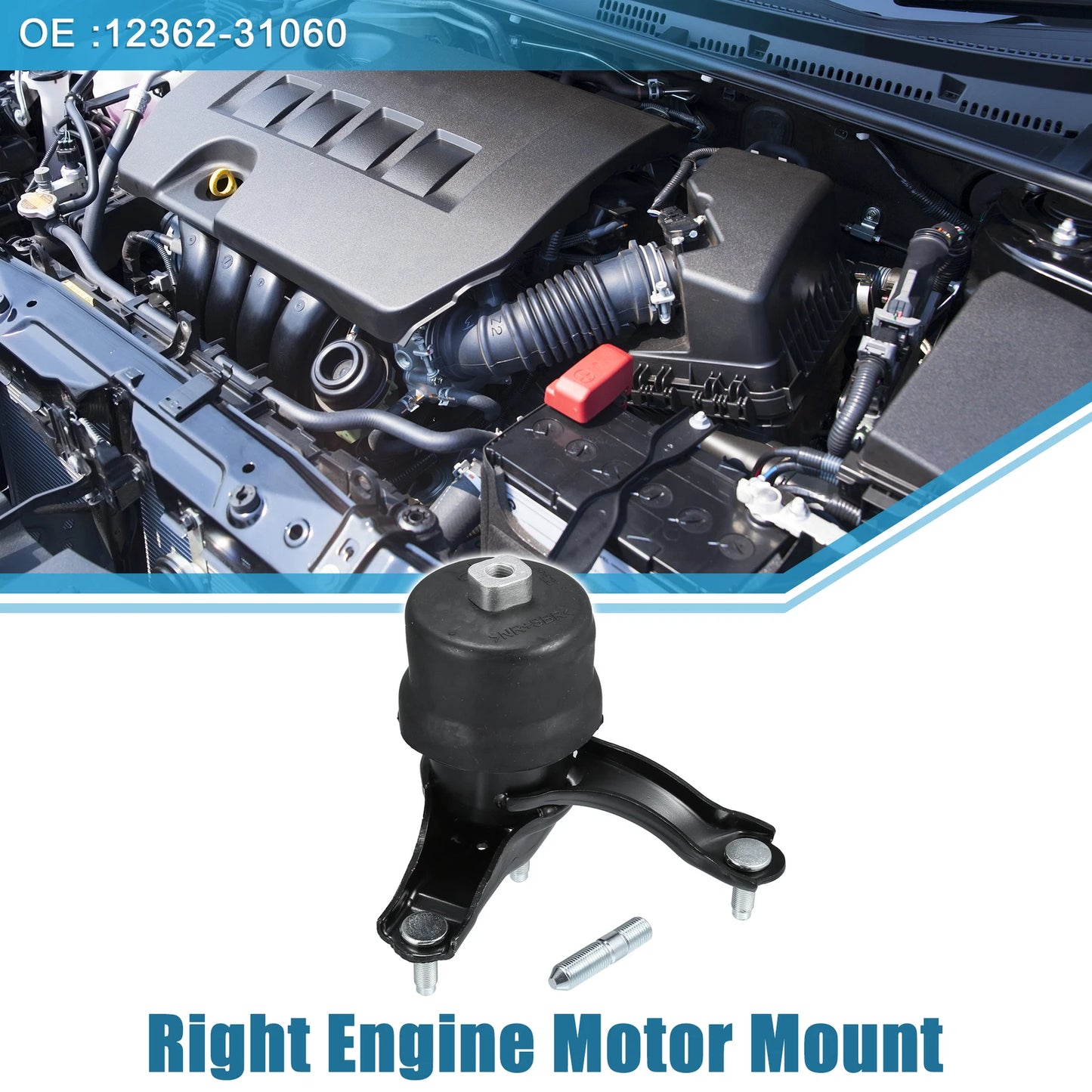 Right Engine Motor Mount for Toyota Highlander (2008-2011)