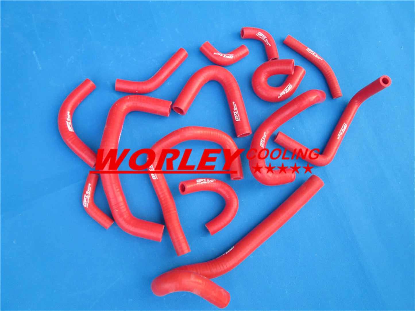 44mm Radiator + RED Hose for Nissan Pintara/Skyline R33/R34 (1993-2002)