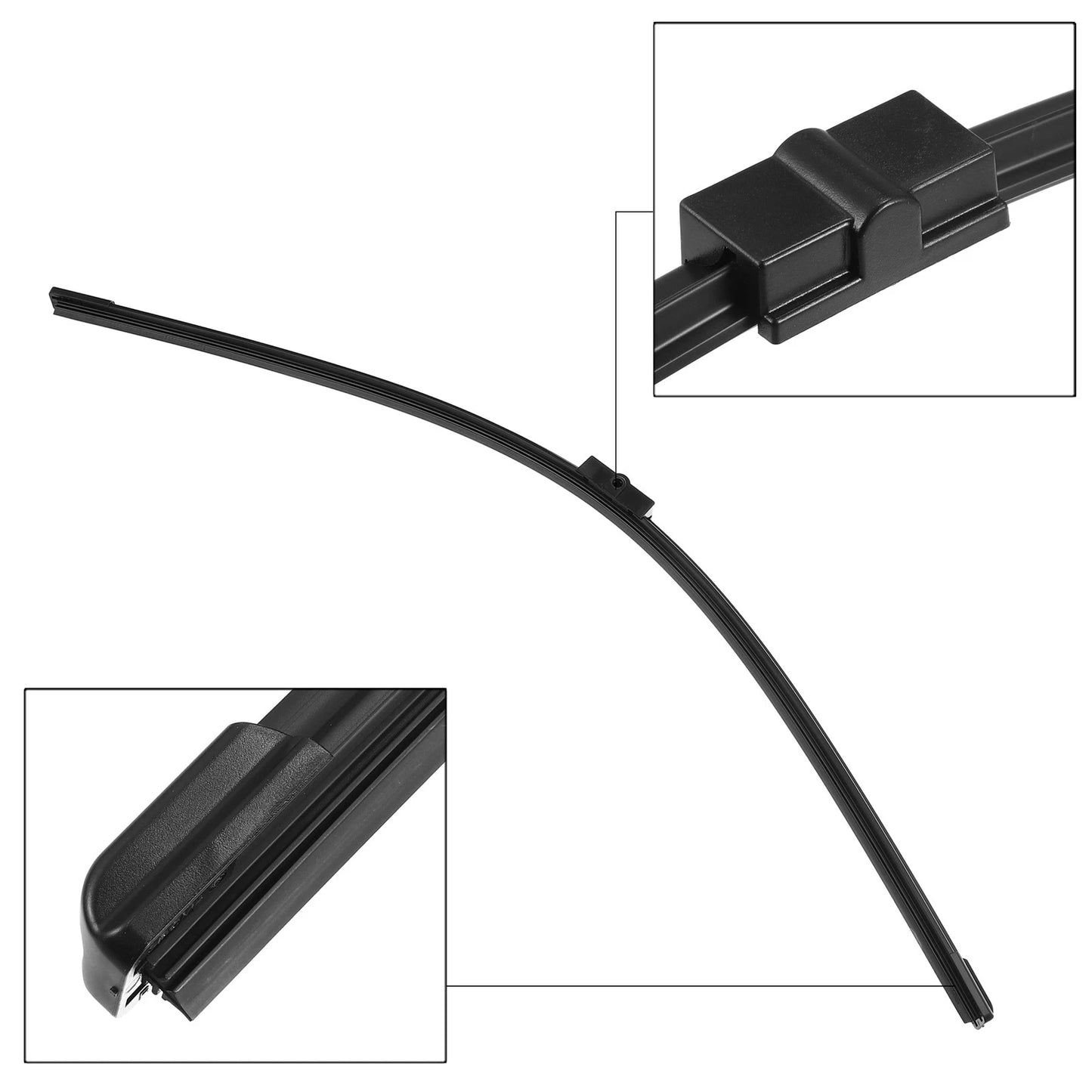 3 x Car Front Rear Wiper Blades for Ford Focus MK2 (2004-2011)